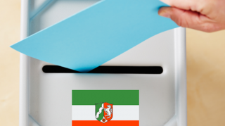 Wahlurne zur Landtagswahl 2022